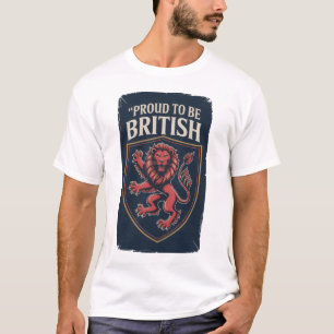 T-shirt Fier d'être Britannique