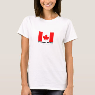 T-shirt Fier d'être canadien