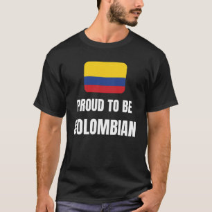 T-shirt Fier d'être colombien