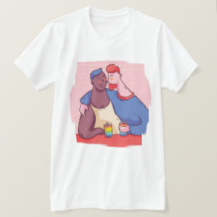 T-shirt Fier D'Être Gay Amour N'A Pas De Genre Hommes Embr