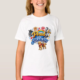 T-shirt Fier d'être handicapé – Conception graphique d'aut
