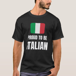 T-shirt Fier d'être italien