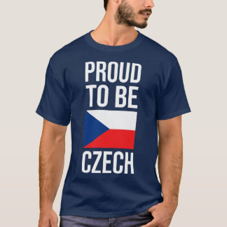 T-shirt Fier d'être le drapeau tchèque de la Tchéquie