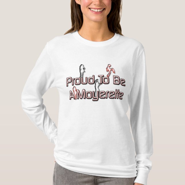 T-shirt "Fier d'être longue chemise de douille d'un (Devant)