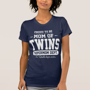 T-shirt Fier d'être maman de service de Supermom de