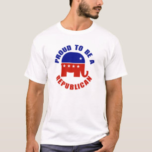 T-shirt Fier d'être républicain