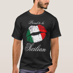 T-shirt Fier d'être sicilien