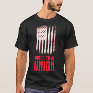 T-shirt Fier D'Être Syndiqué Travailleur Qualifié Fête Du 