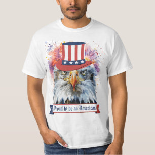 T-shirt "Fier d'être un Américain !" Pour homme