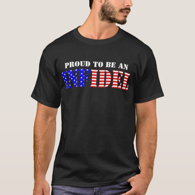 T-shirt Fier d'être un infidèle (Devant)