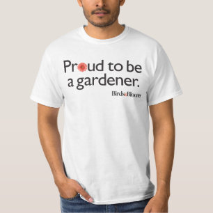 T-shirt Fier d'être un jardinier