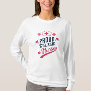 T-shirt Fier d'être une infirmière