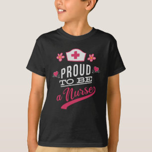 T-shirt Fier d'être une infirmière