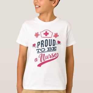 T-shirt Fier d'être une infirmière