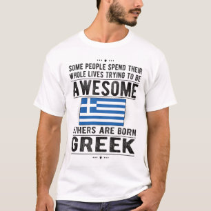 T-shirt Fier drapeau grec Grèce Patrimoine Racines grecqu