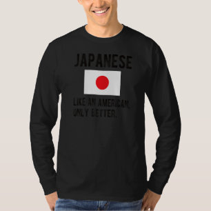 T-shirt Fier Drapeau Japonais Japon Né Racines Japonaises