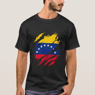 T-shirt Fier drapeau Vénézuélien