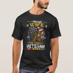 T-shirt Fier Épouse Du Vietnam Vétérinaire Américain Jour