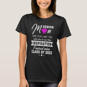 T-shirt Fier Femme Senior Maman 2023 Graduation Class