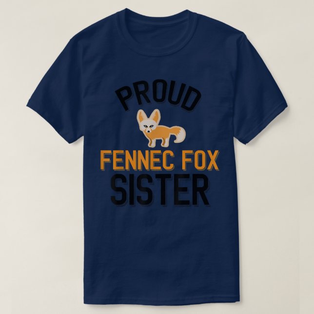 T-shirt Fier Fennec Fo Soeur (Design devant)