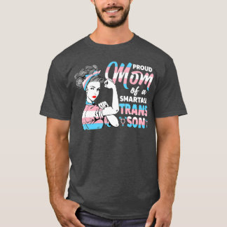 T-shirt Fier Fier Indestructible Trans Mom Pride LGBT