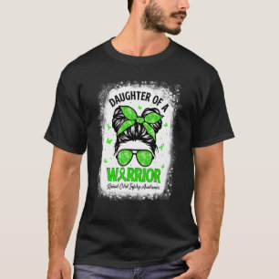 T-shirt Fier Fille Messy Bun Guerrier Cord Spinal