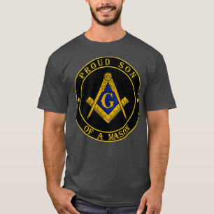 T-shirt Fier fils d'un Mason Freemason symbole Lewis PHA