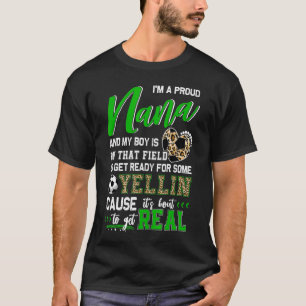 T-shirt Fier Football Nana Football Famille Correspondance