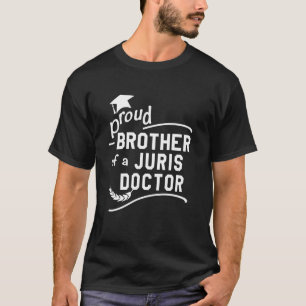 T-shirt Fier frère de Juris Doctor JD diplômé de la facult