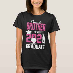 T-shirt Fier frère en droit d'un diplômé de 2021 avec visa