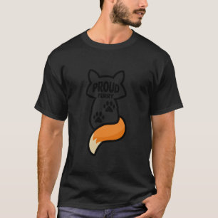 T-shirt Fier Furry Fandom Furries Tails Oreilles Furry Per