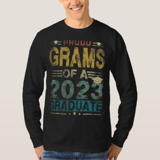 T-shirt Fier Grams D'Une Classe De 2023 Diplômé Senior 23