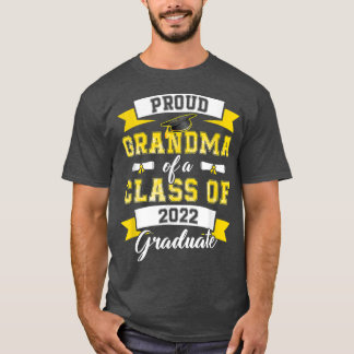 T-shirt Fier Grand-Mère D'Une Classe De 2022 Ecole D'Étude