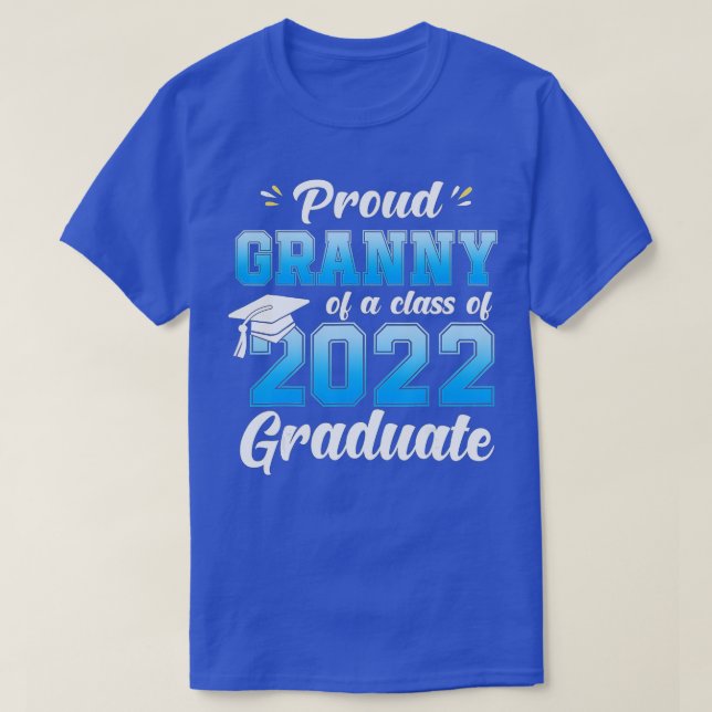 T-shirt Fier grand-mère d'une classe de 2022 senior Gr (Design devant)