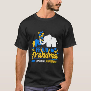 T-shirt Fier grand-mère Monde le syndrome de Down Journée