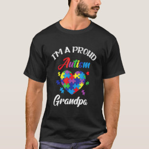 T-shirt Fier grand-père de la sensibilisation à l'autisme