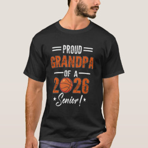T-shirt Fier GRAND-PÈRE de l'étudiant en basket-ball senio