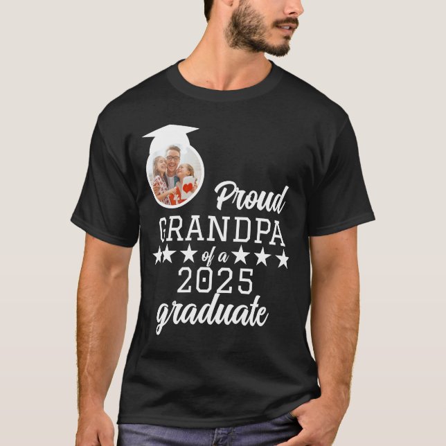 T-shirt Fier grand-père d'un diplôme de fin d'études supér (Devant)