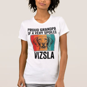 T-shirt Fier grand-père Vizsla conception vintage amateur