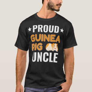 T-shirt Fier Guinée Pig Uncle Propriétaire d'animal de com