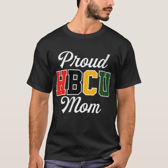 T-shirt Fier HBCU Maman Black College et Université Mère (Devant)