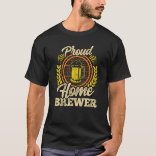 T-shirt Fier Home Brasserie Brasserie brassage de houblon 