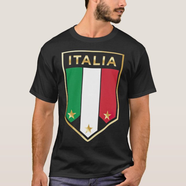 T-shirt Fier Italia Italienne Graphique Italien Football d (Devant)