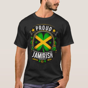 T-shirt Fier Jamirish Saint Patricks Day Jamaïcain irlanda