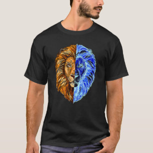 T-shirt Fier Lion Puissant Astrologie Tête Fierté Gros C