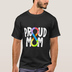 T-shirt Fier Maman Autisme Famille Autiste Mama Infinity S