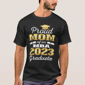 T-shirt Fier Maman de 2023 Classe MBA Graduate Family Grad