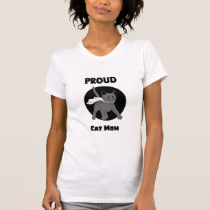 T-shirt Fier maman de chat