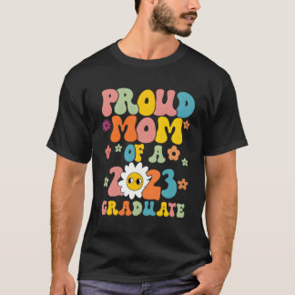 T-shirt Fier Maman D'Un 2023 Graduate Senior Maman Classe 