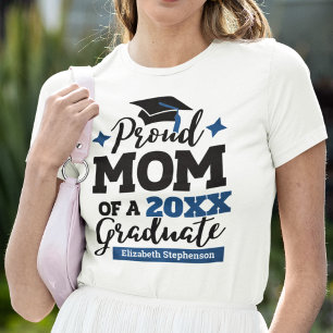 T-shirt Fier maman d'un casquette diplômé goûter chaque an